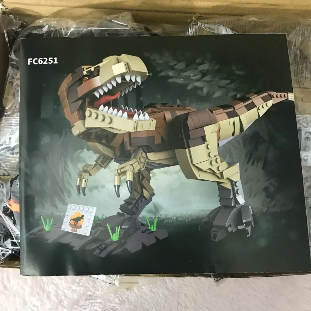 Dinosaur Building Blocks Beiouya Building Block Toys Dinosaur NEW - Picture 6 of 11
